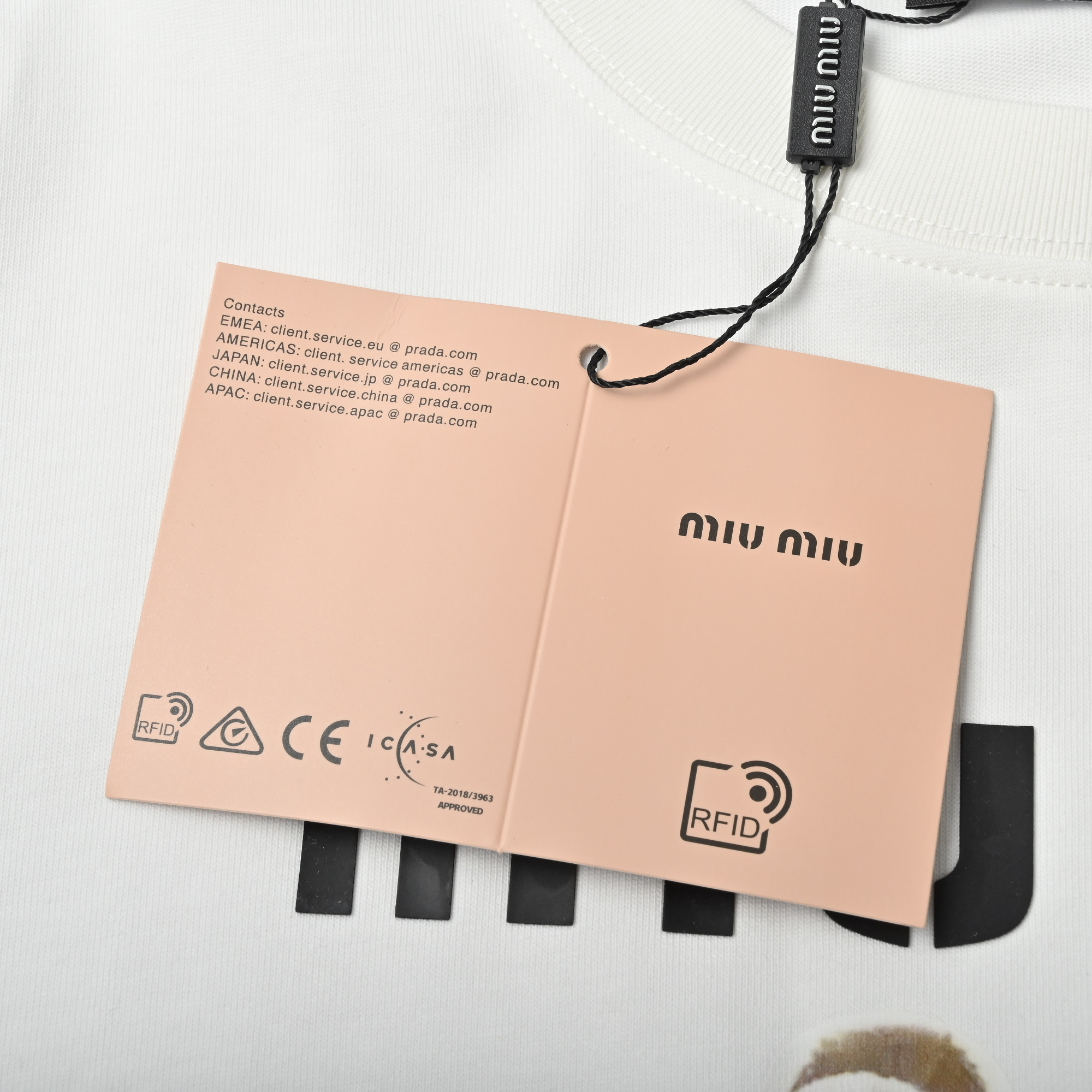 miumiu 帆布鞋印花短袖T恤 纯色T恤简约大气