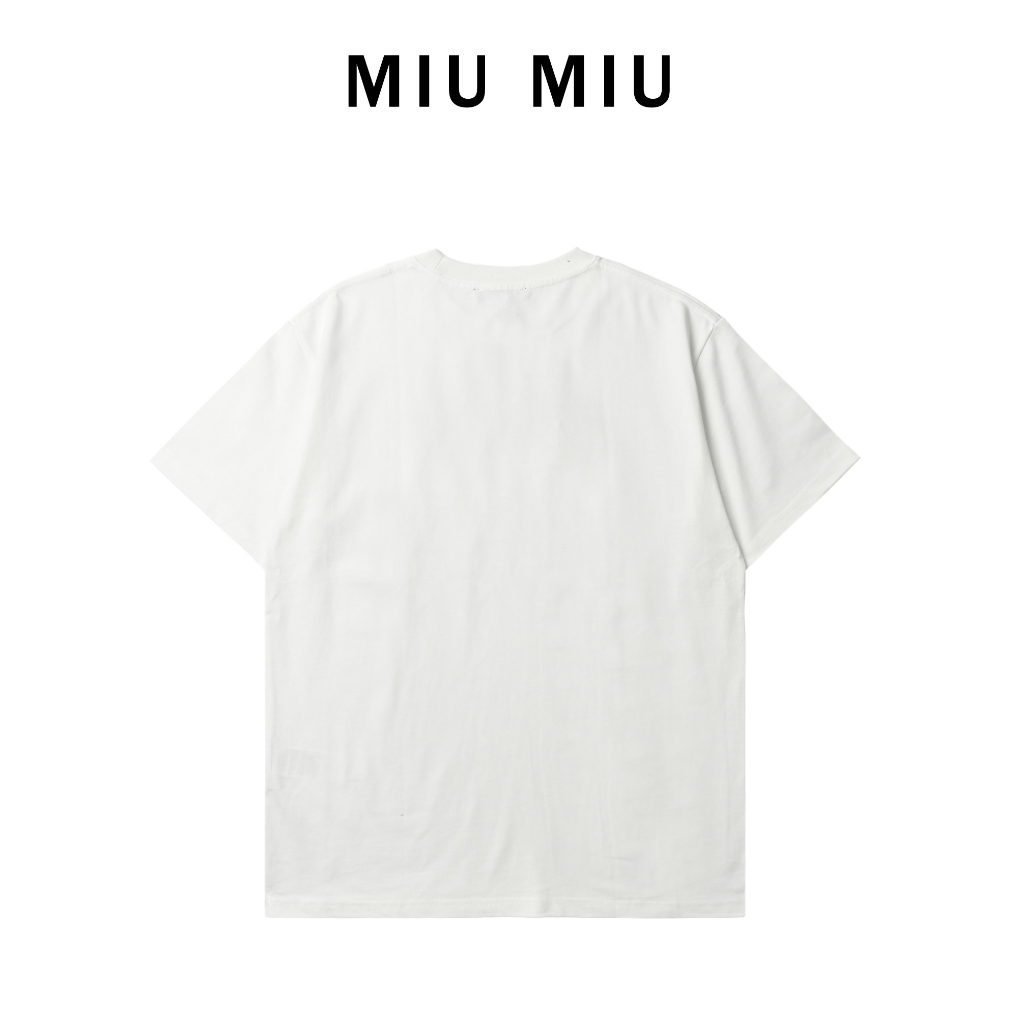 miumiu 帆布鞋印花短袖T恤 纯色T恤简约大气