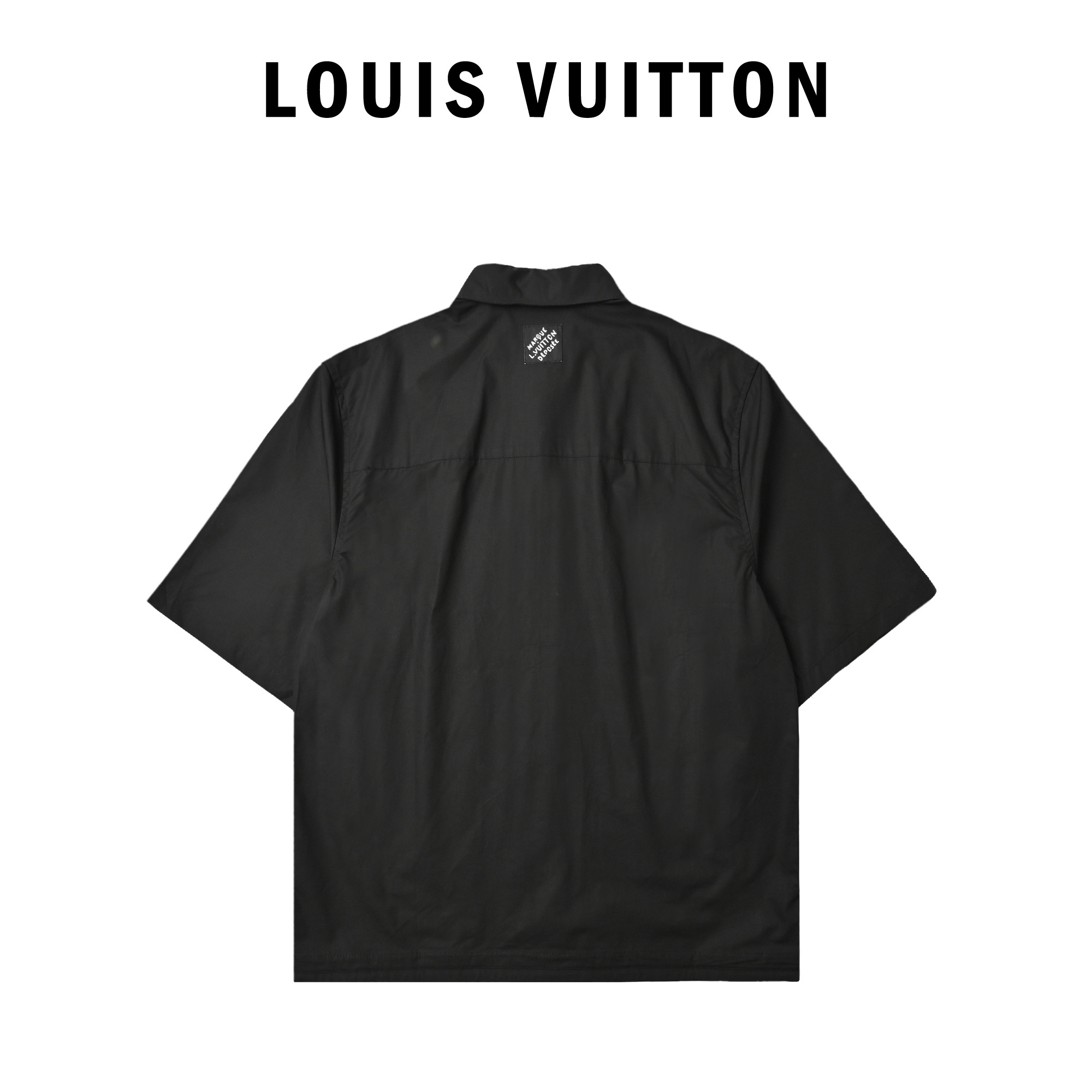 Louis Vuitton 路易威登 彩色老花刺绣短袖衬衫