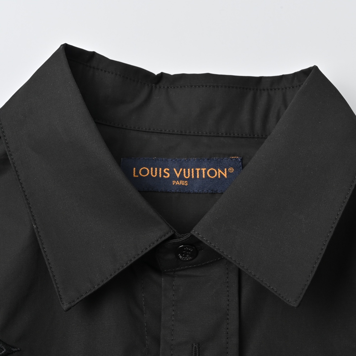 Louis Vuitton 路易威登 彩色老花刺绣短袖衬衫