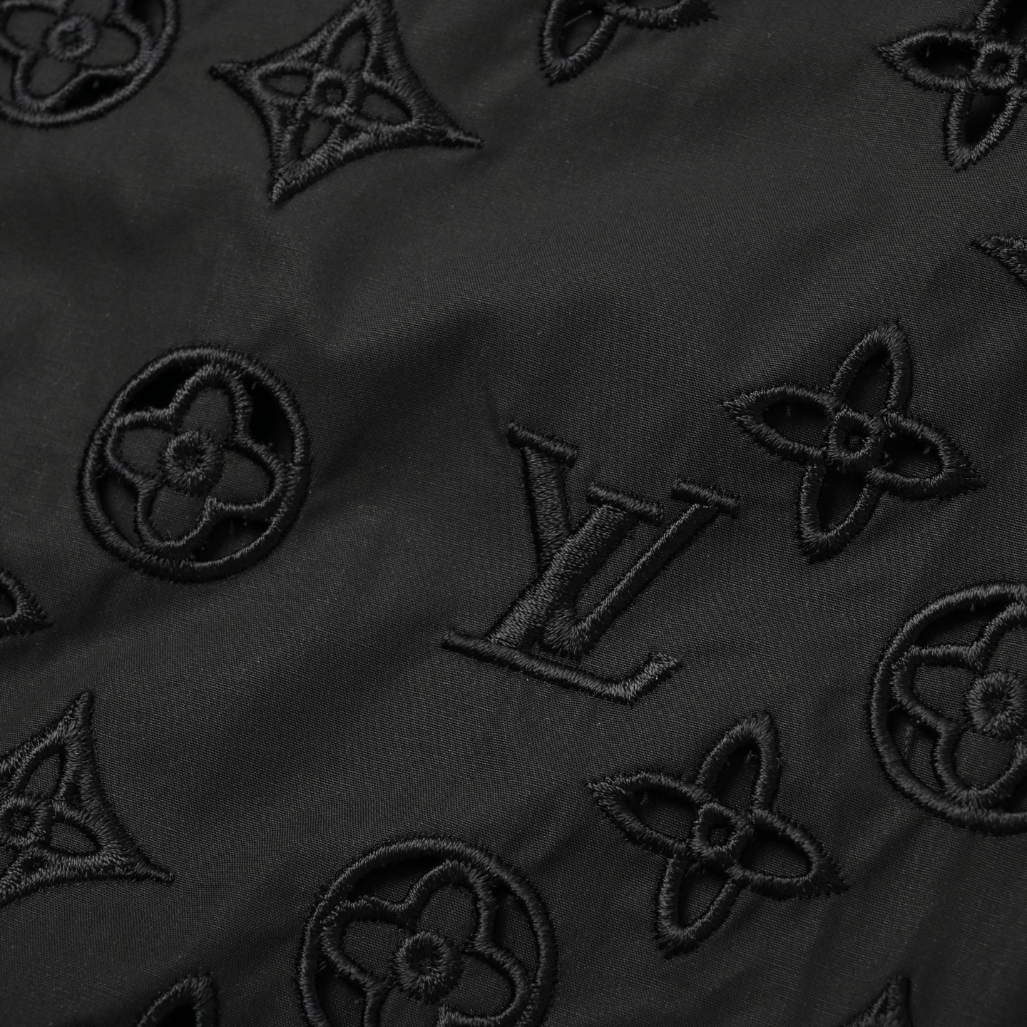 Louis Vuitton 路易威登 彩色老花刺绣短袖衬衫