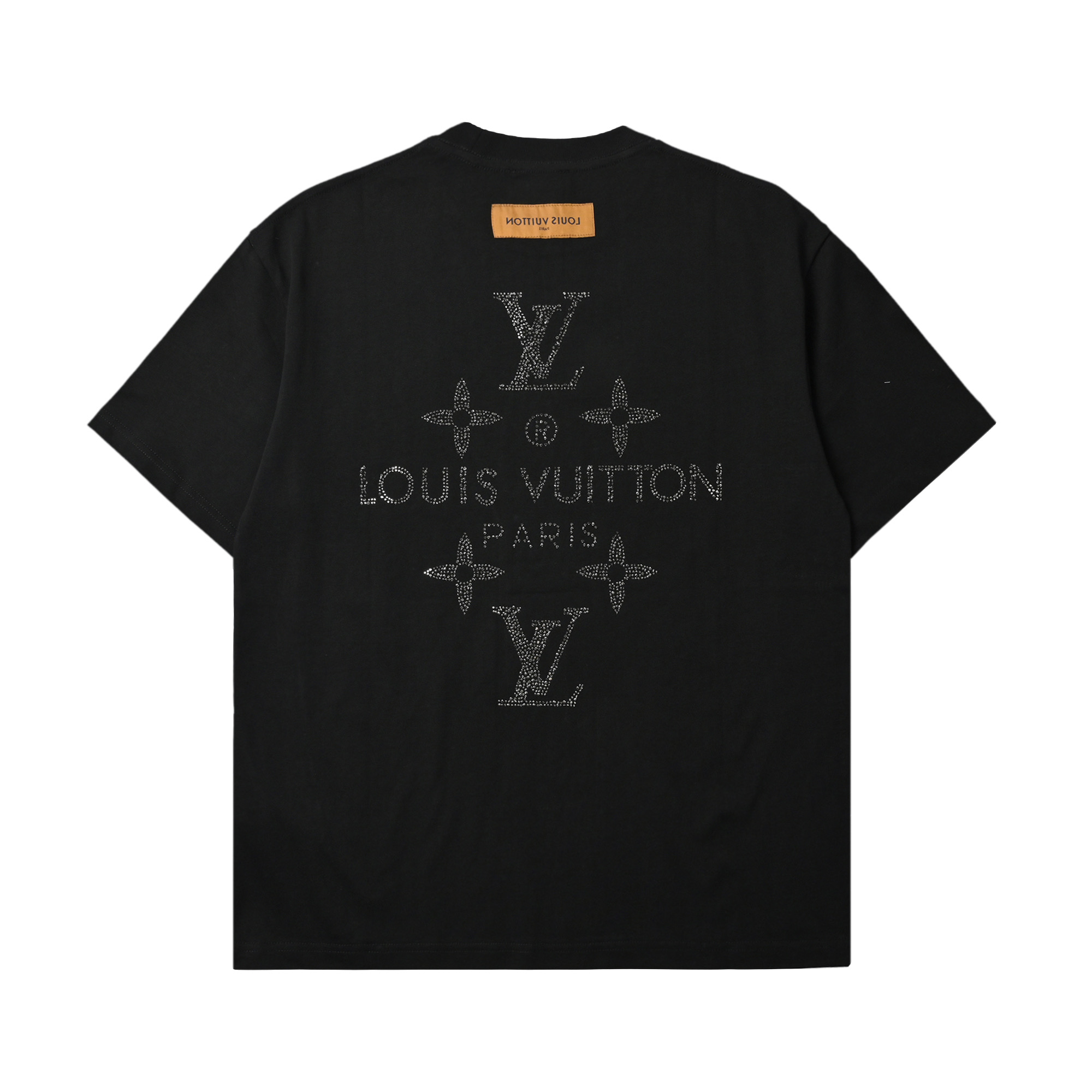Louis Vuitton 路易威登 前后烫钻短袖T恤