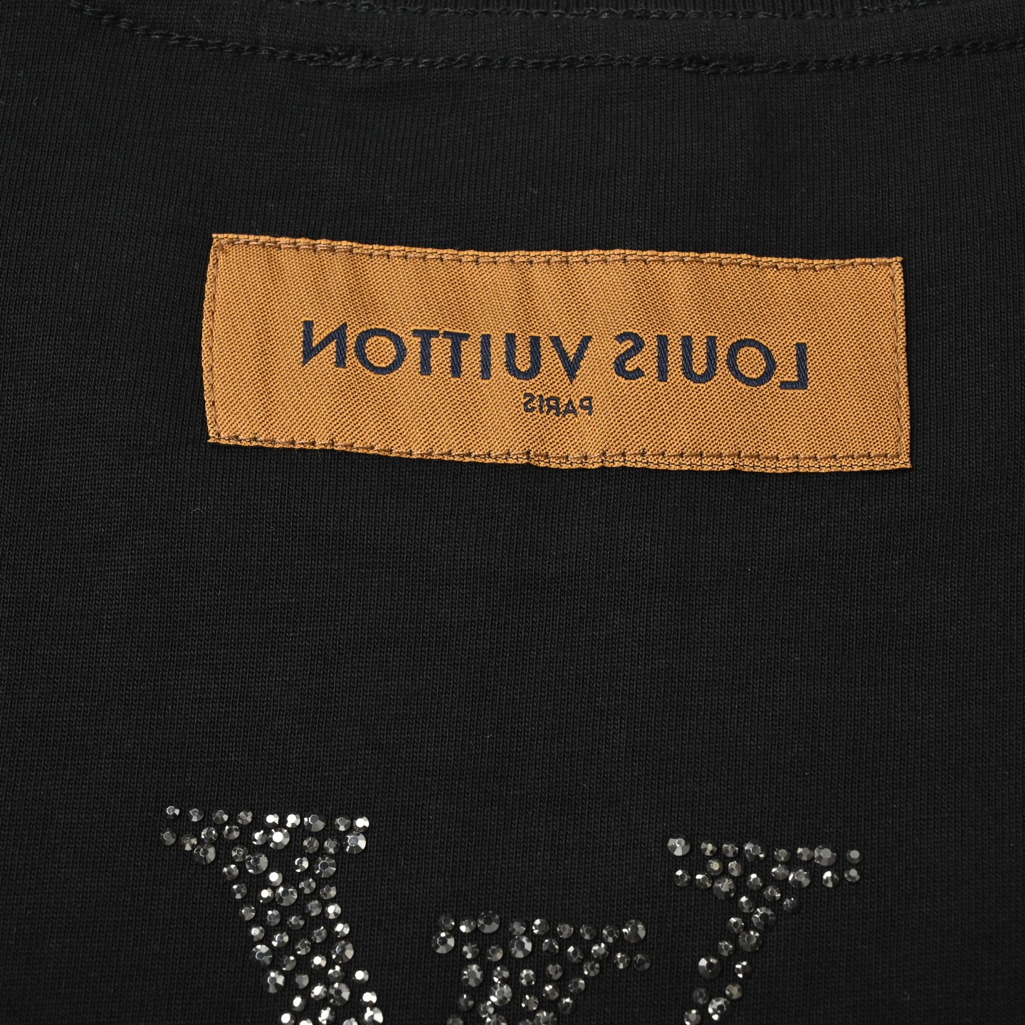 Louis Vuitton 路易威登 前后烫钻短袖T恤