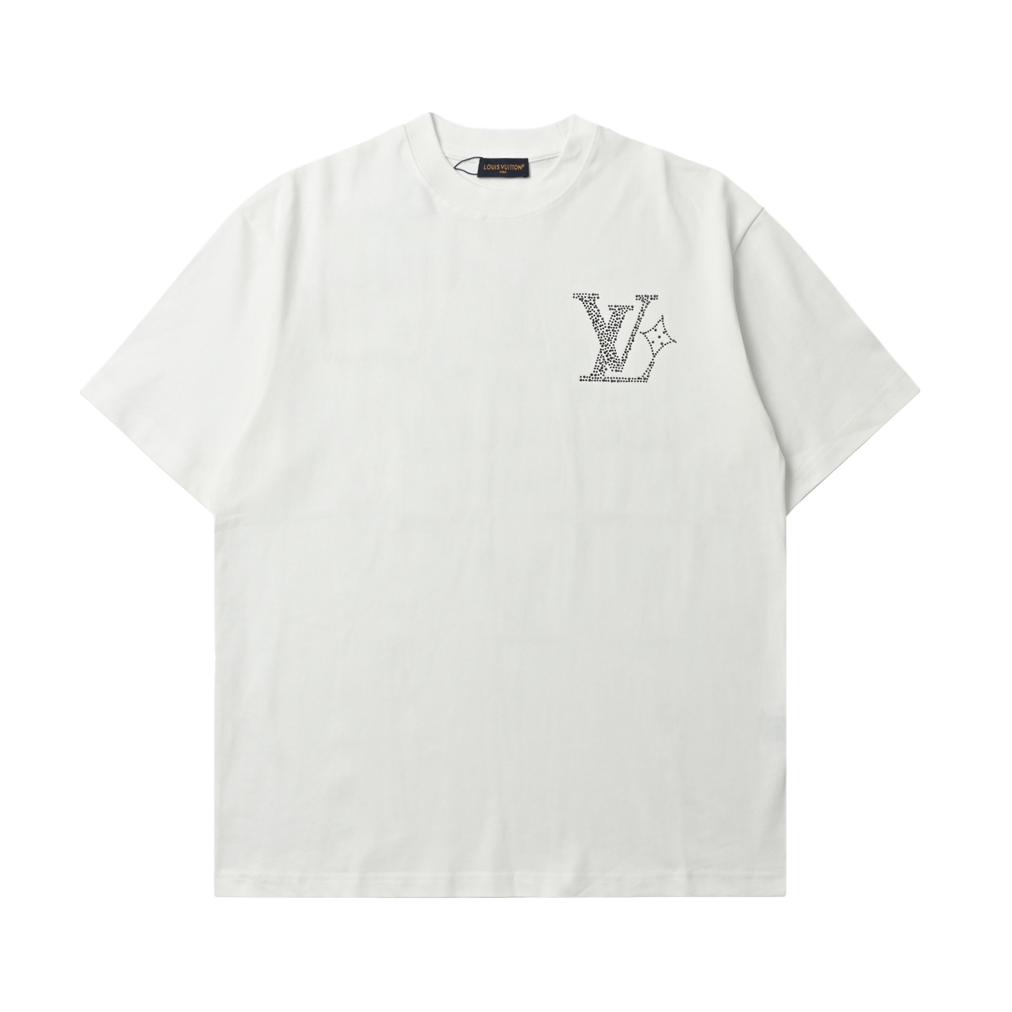 Louis Vuitton 路易威登 前后烫钻短袖T恤