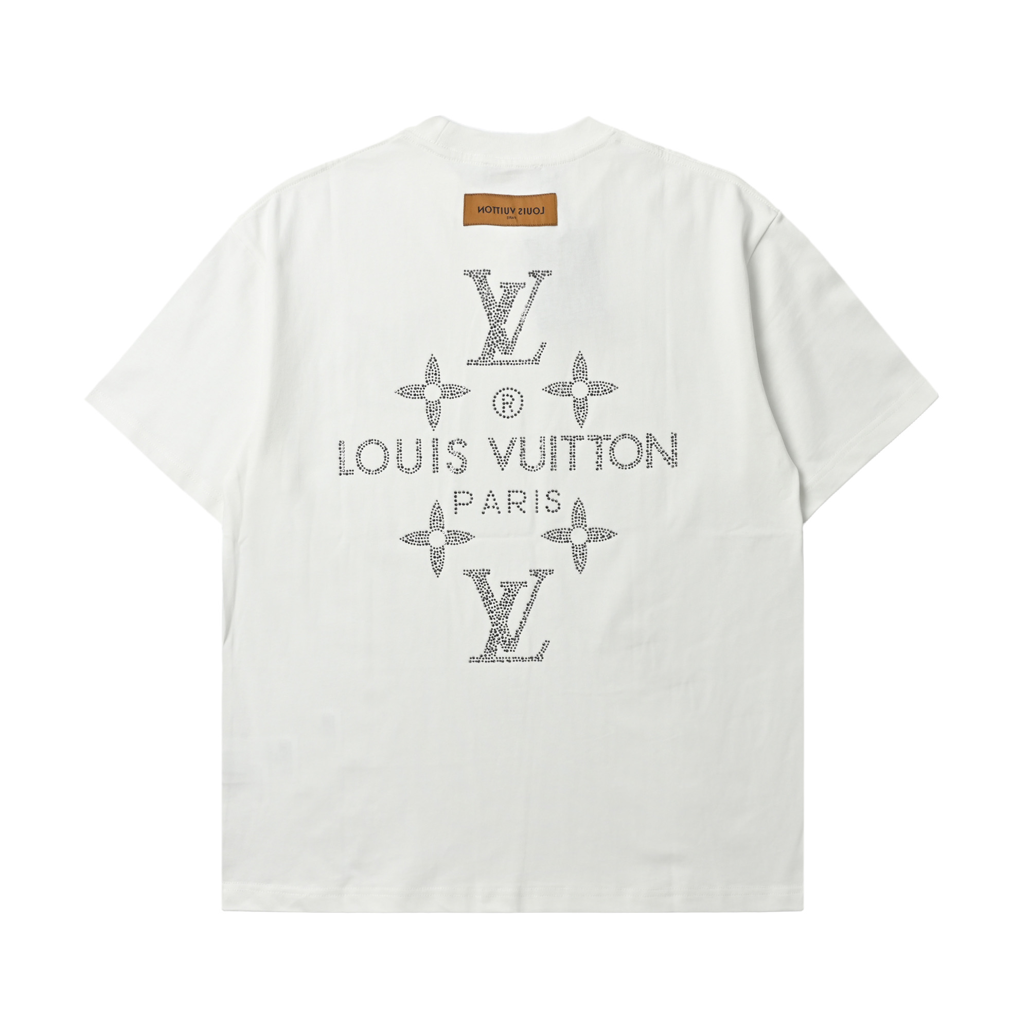 Louis Vuitton 路易威登 前后烫钻短袖T恤