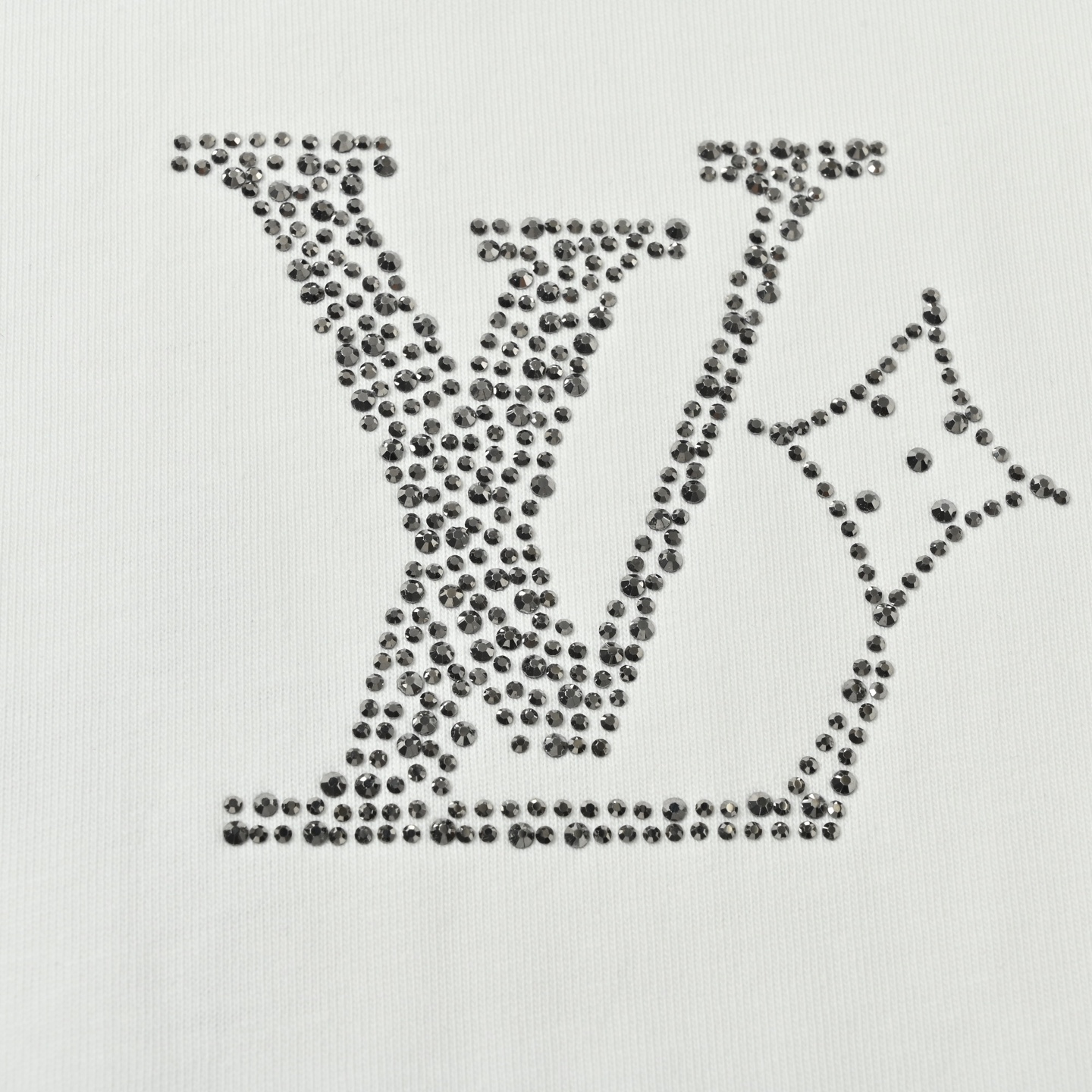 Louis Vuitton 路易威登 前后烫钻短袖T恤