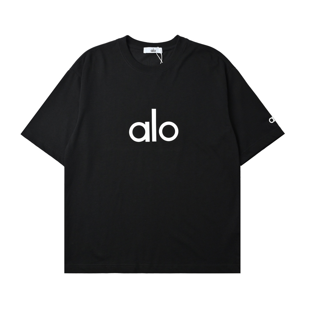 Alo Yoga 简约字母纯色短袖T恤 简约纯色T恤