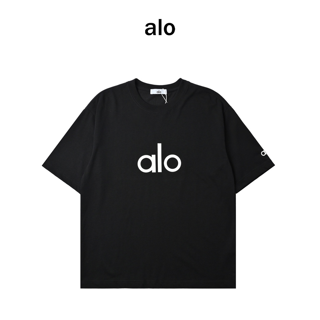 Alo Yoga 简约字母纯色短袖T恤 简约纯色T恤
