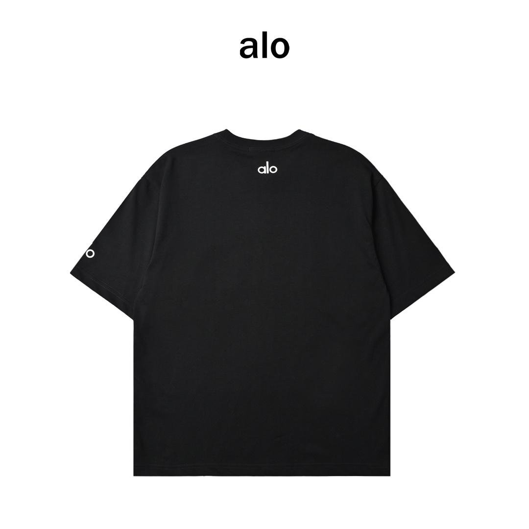 Alo Yoga 简约字母纯色短袖T恤 简约纯色T恤