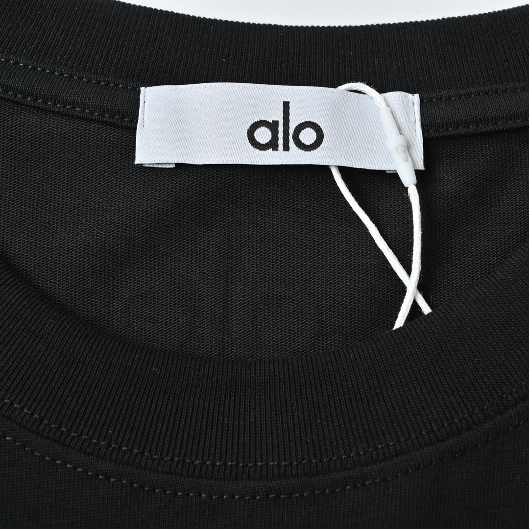 Alo Yoga 简约字母纯色短袖T恤 简约纯色T恤