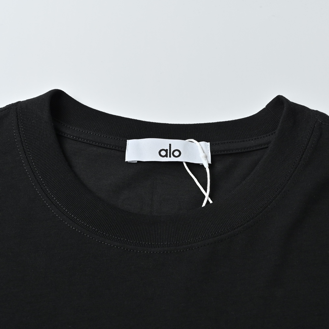 Alo Yoga 简约字母纯色短袖T恤 简约纯色T恤