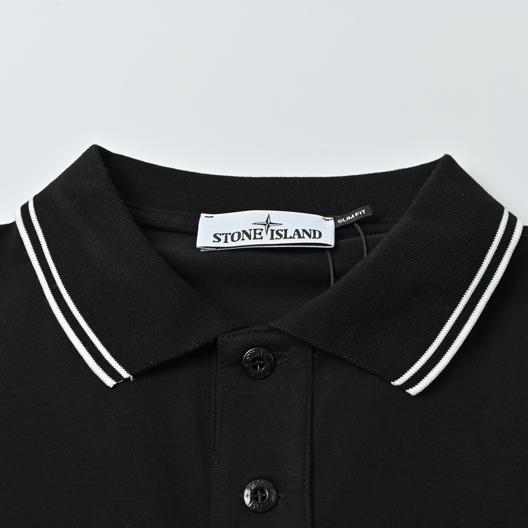 stone island 石头岛 胸前小标polo衫短袖T恤