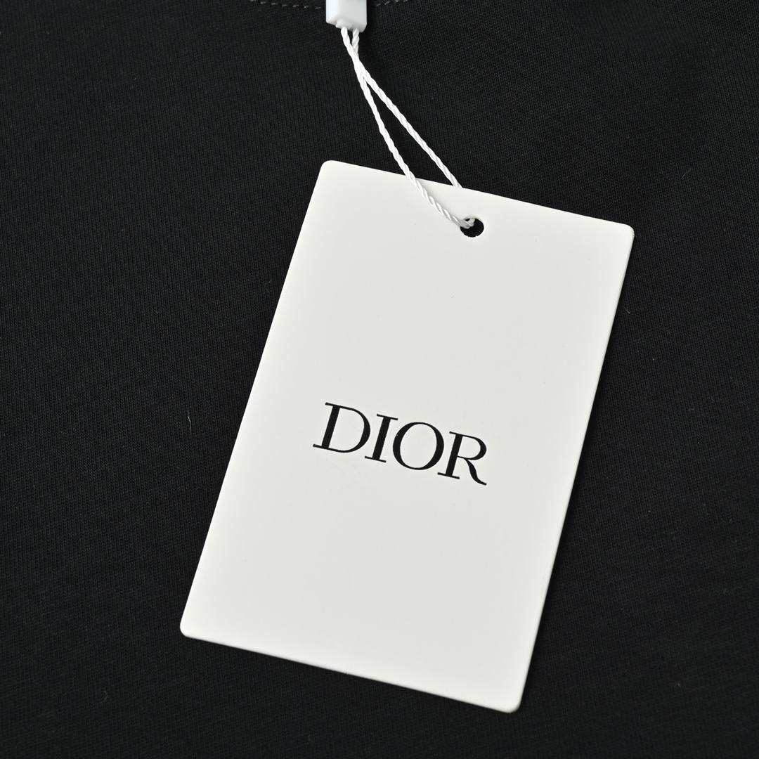Dior 迪奥 花卉刺绣字母短袖T恤 经典的胸前大立体刺绣LOGO