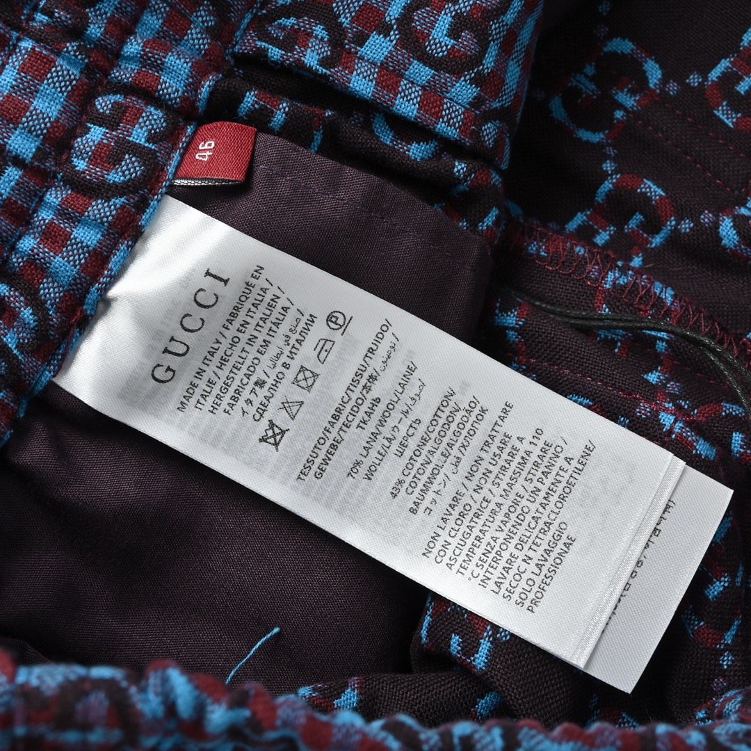 Gucci 古驰 2025SS 双G提花满印套装短裤 双G提花短裤