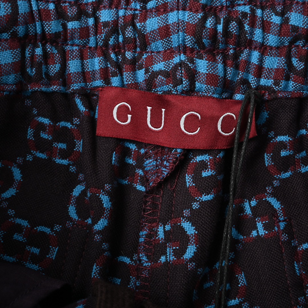 Gucci 古驰 2025SS 双G提花满印套装短裤 双G提花短裤