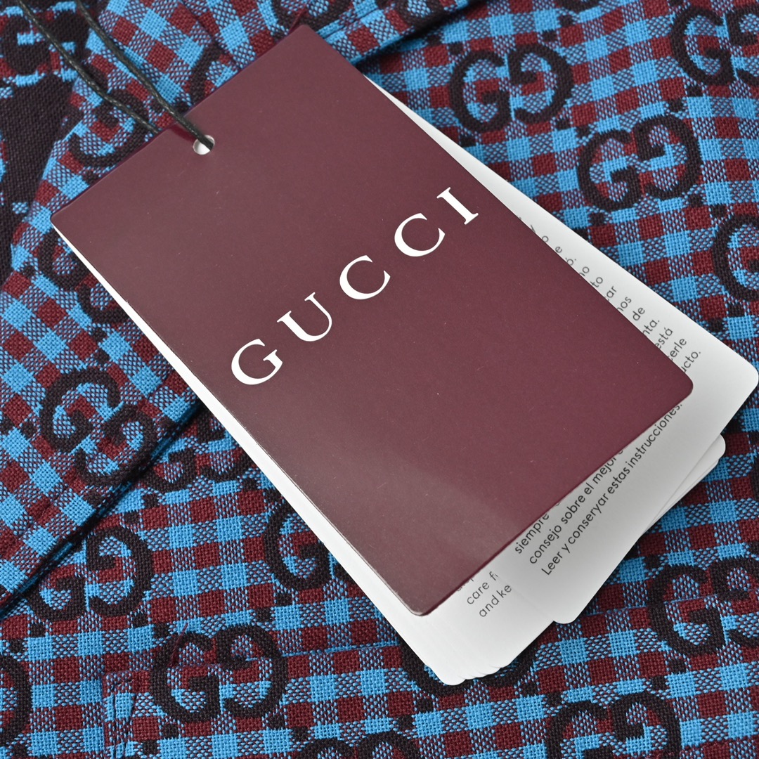 Gucci 古驰 2025SS 双G提花满印套装短袖外套 双G提花短袖外套
