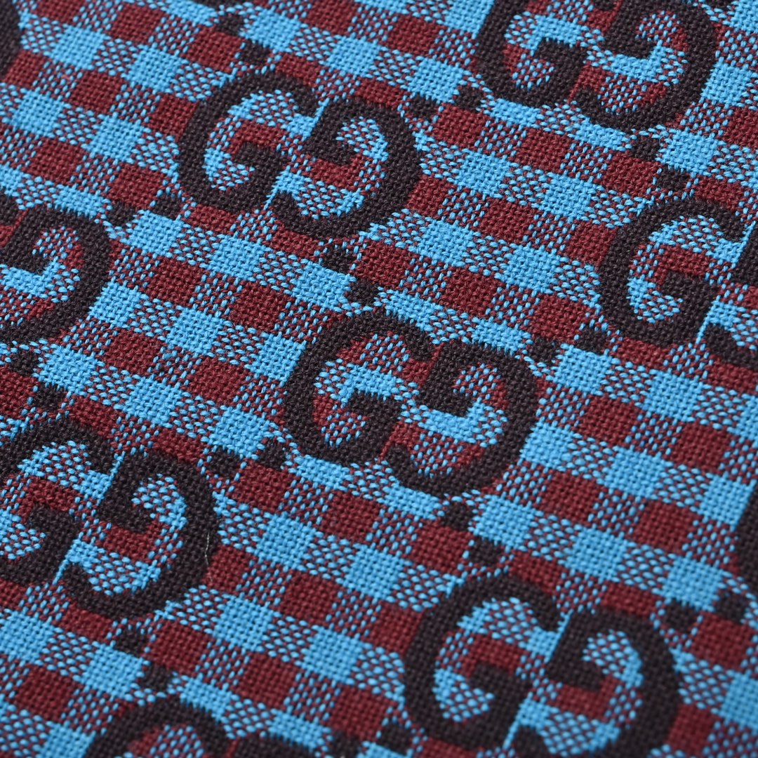 Gucci 古驰 2025SS 双G提花满印套装短袖外套 双G提花短袖外套