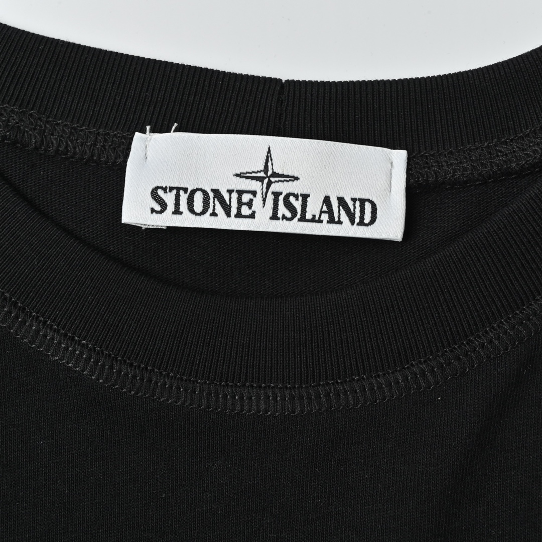 STONEISLAND石头岛｜反光罗盘徽标logo印花短袖T恤