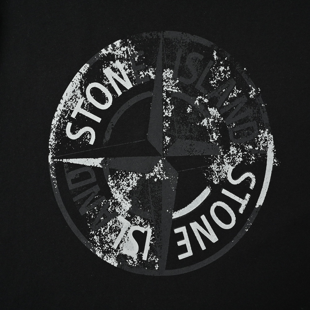 STONEISLAND石头岛｜反光罗盘徽标logo印花短袖T恤