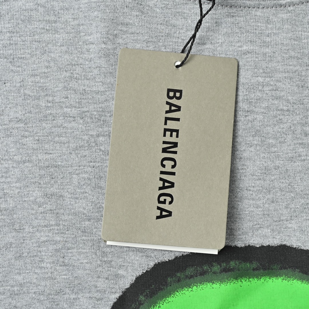 BALENCIAGA｜外星人溶解笑脸印花无袖Tee背心