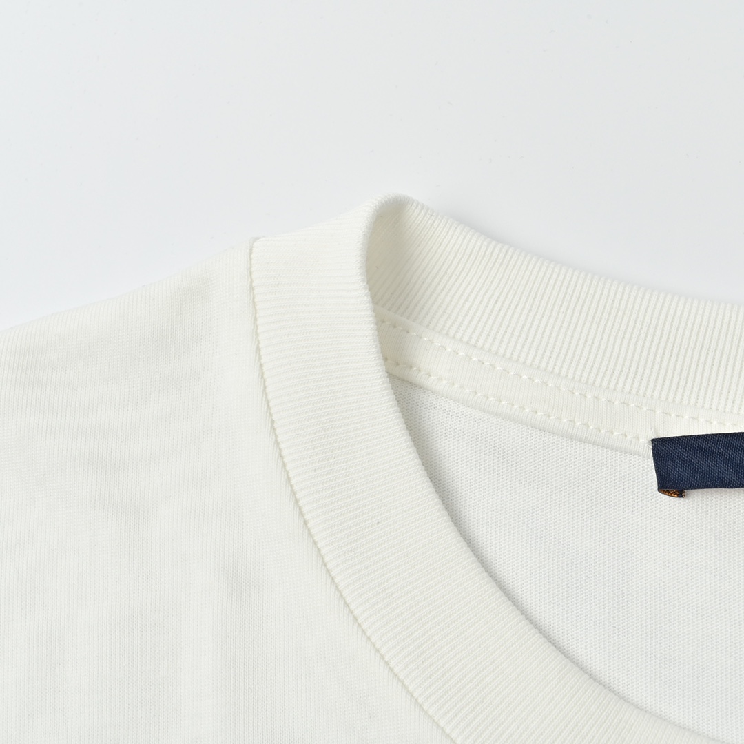 Louis Vuitton 路易威登 霓虹灯印花短袖T恤-Chinese UA Cheap High Quatity Brand Clothes Bags handbags Sneakers wholesale wholesaler seller from China Factory suppliers Fashion Clothing Shoes best Quality Beautiful Price Louis Vuitton 路易威登 霓虹灯印花短袖T恤