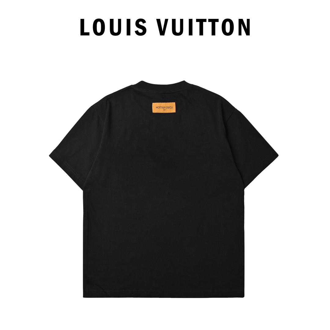 Louis Vuitton 路易威登 霓虹灯印花短袖T恤