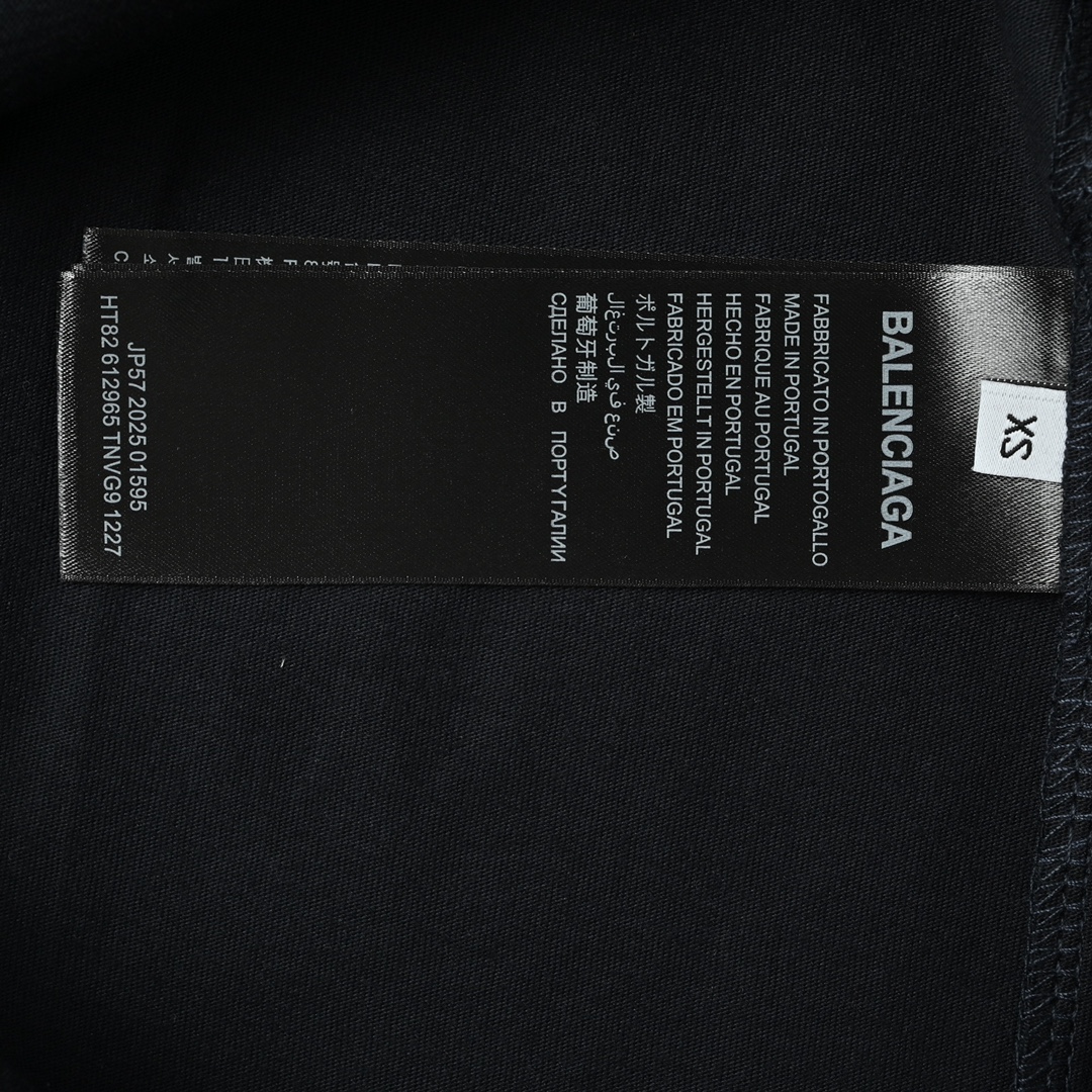 Balenciaga 巴黎世家 25ss 520胶贴短袖T恤