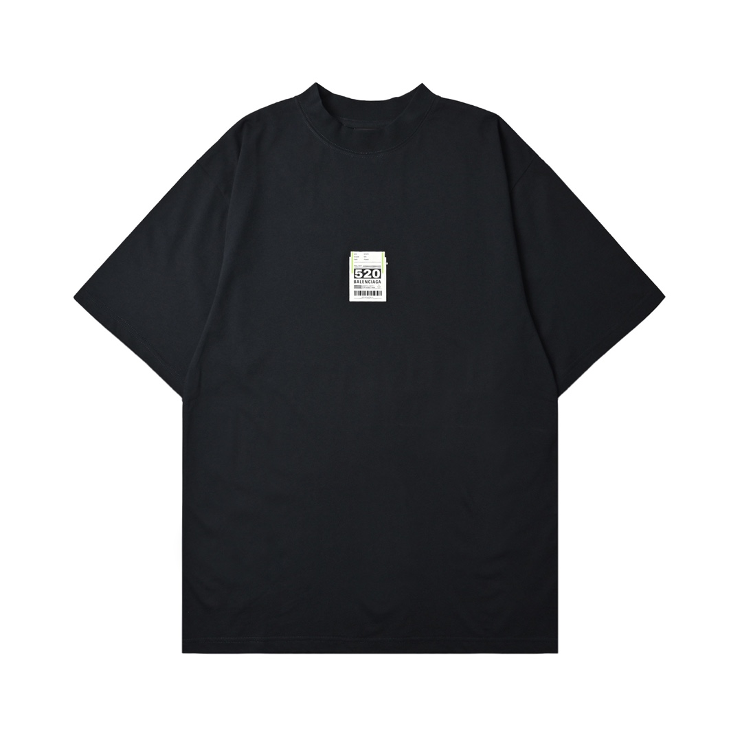 Balenciaga 巴黎世家 25ss 520胶贴短袖T恤