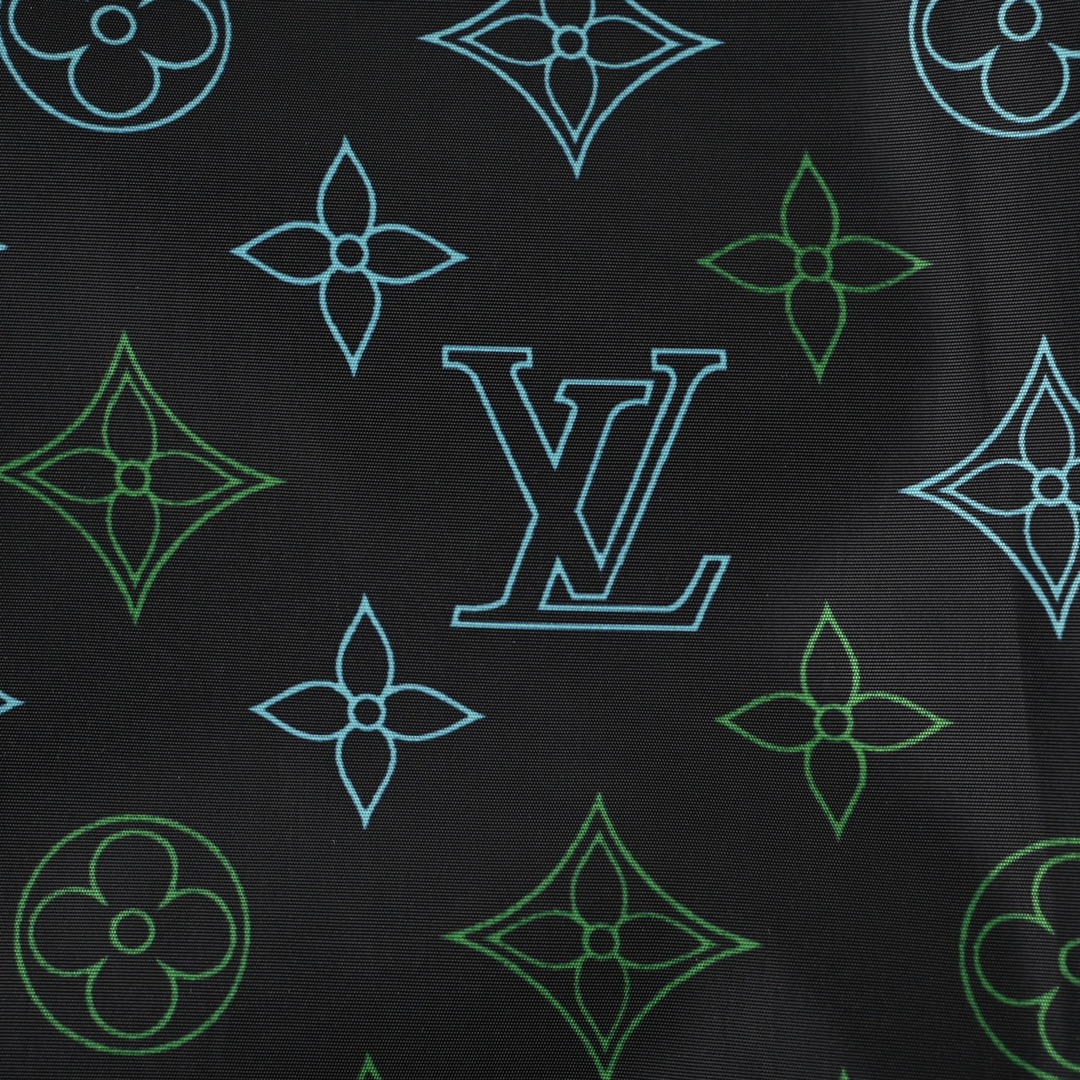 Louis Vuitton 路易威登 拼色满印连帽夹克外套