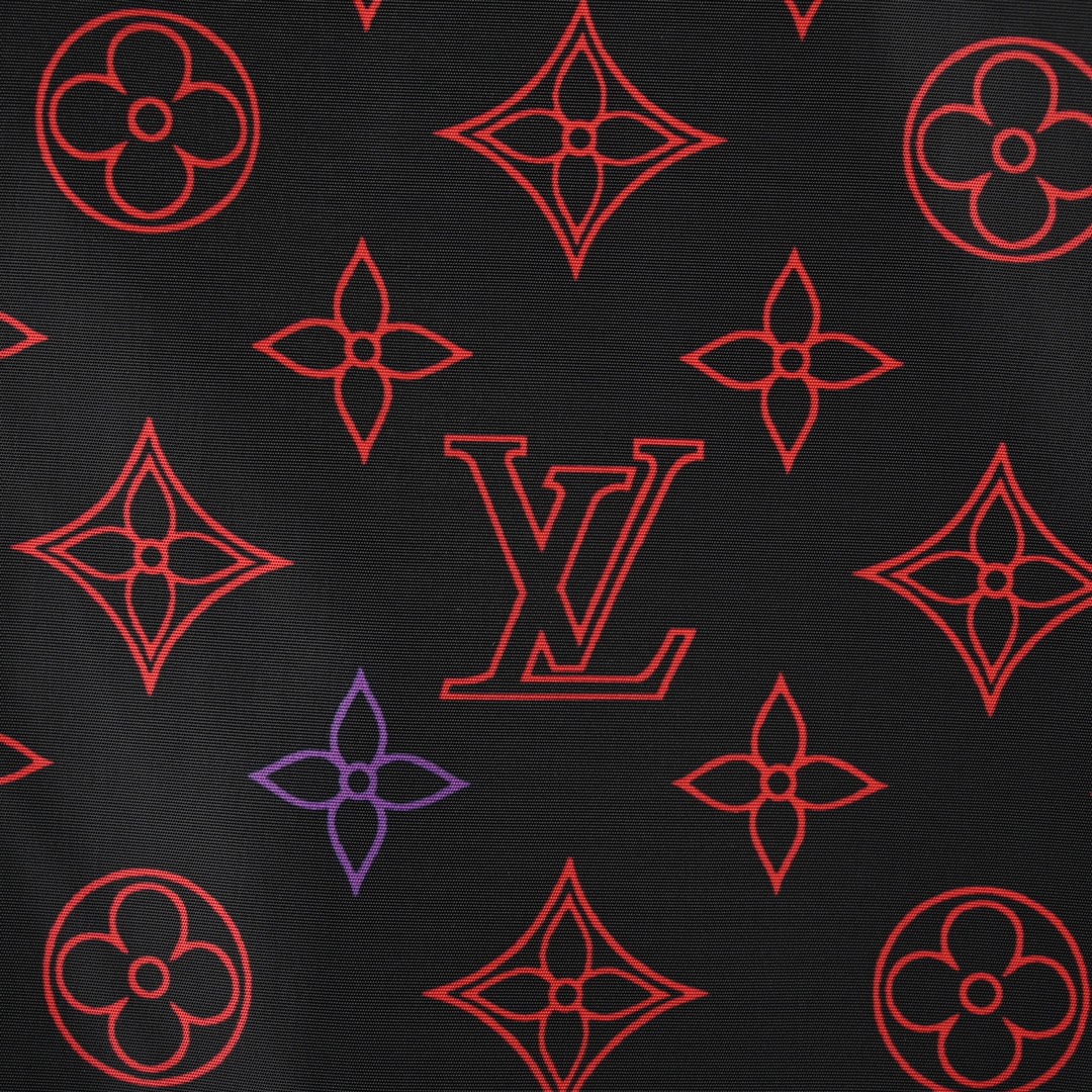 Louis Vuitton 路易威登 拼色满印连帽夹克外套