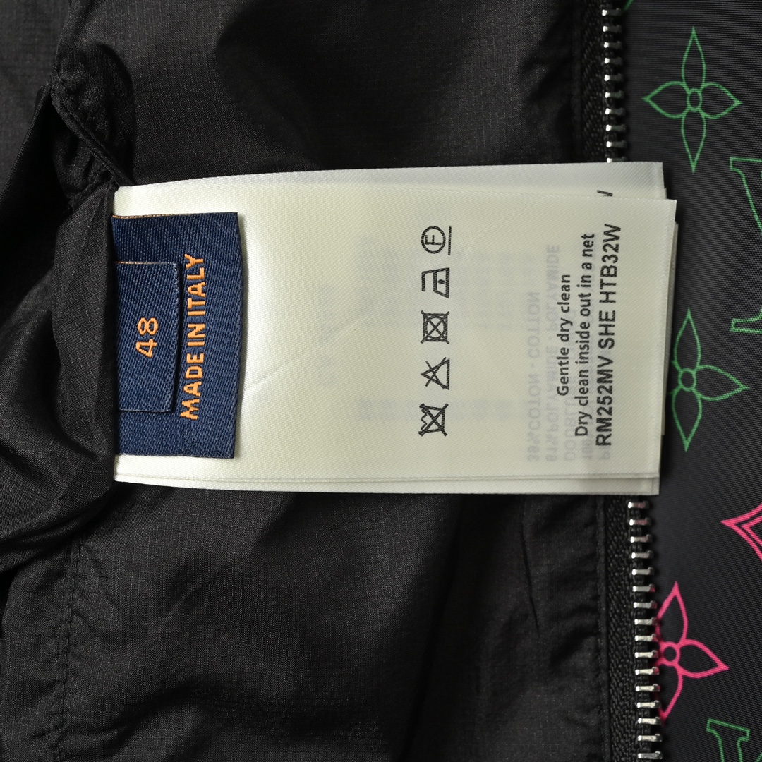 Louis Vuitton 路易威登 拼色满印连帽夹克外套