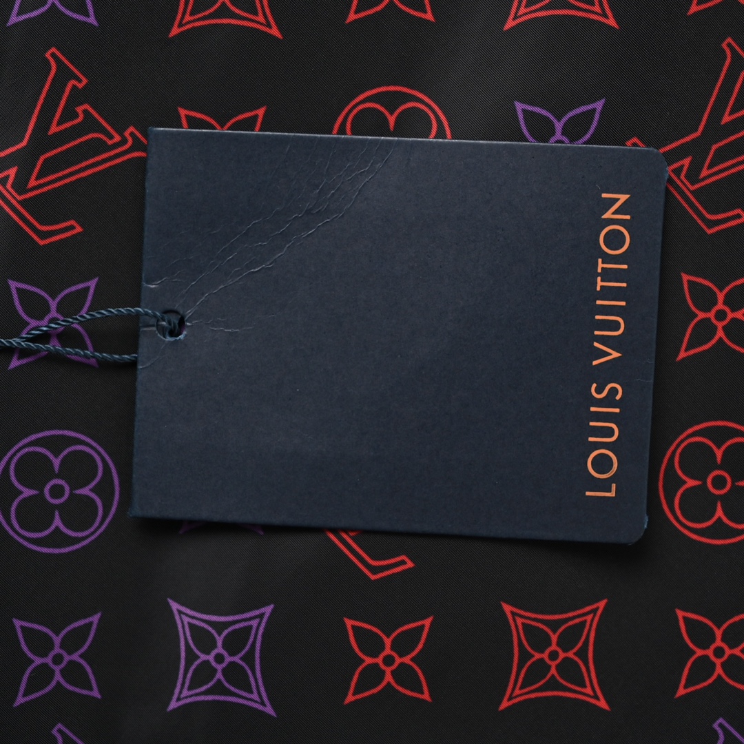 Louis Vuitton 路易威登 拼色满印连帽夹克外套