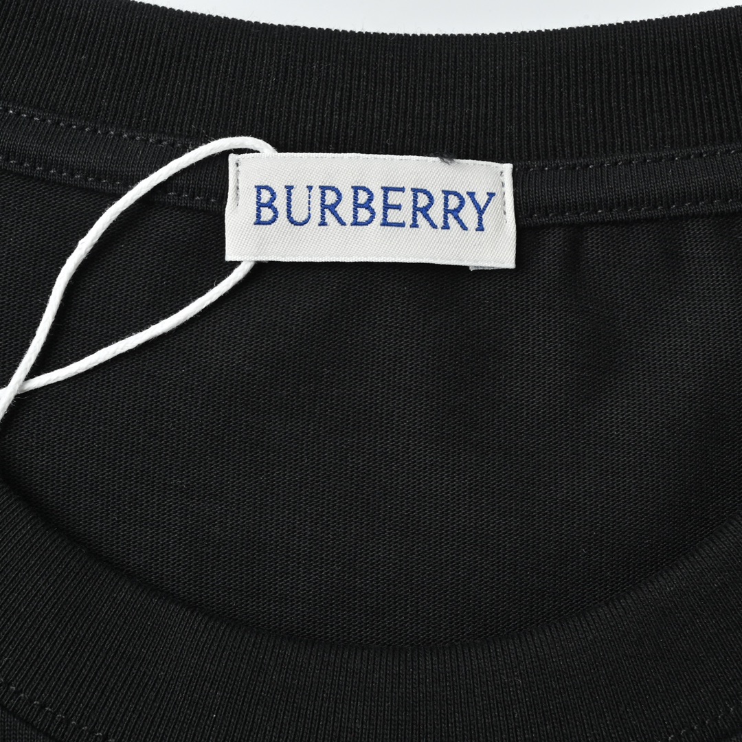 Burberry 巴宝莉 25新款短袖 十字绣骑士刺绣短袖T恤
