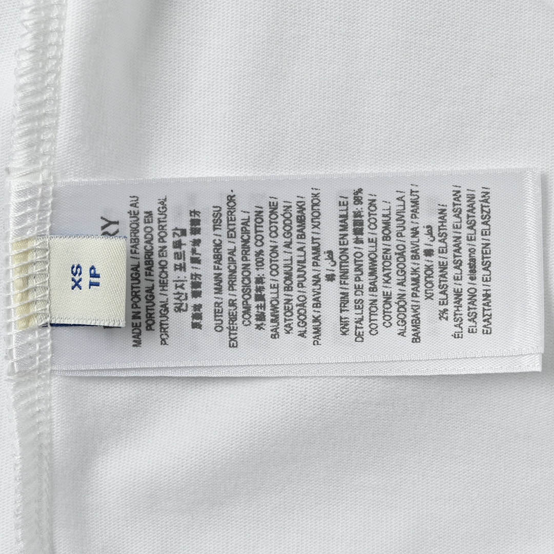 Burberry 巴宝莉 25新款短袖 十字绣骑士刺绣短袖T恤
