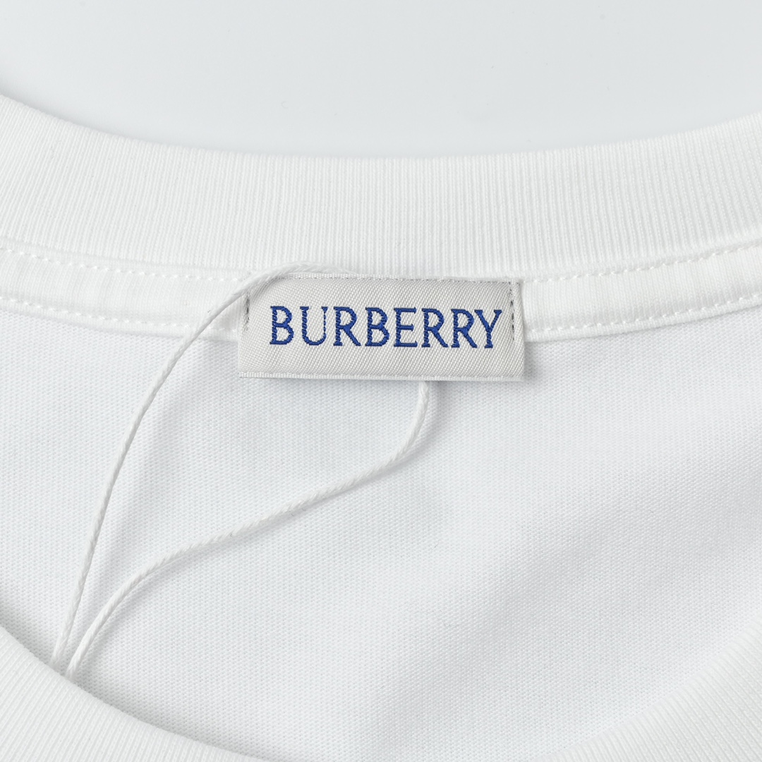 Burberry 巴宝莉 25新款短袖 十字绣骑士刺绣短袖T恤