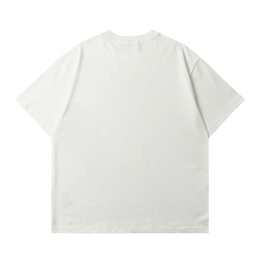 ACNE 25ss 小字母发泡印花短袖T恤