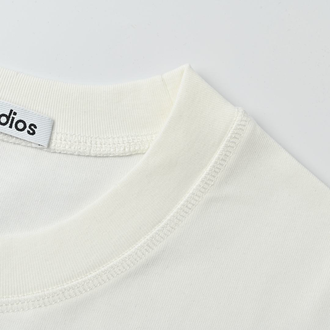 ACNE 25ss 小字母发泡印花短袖T恤