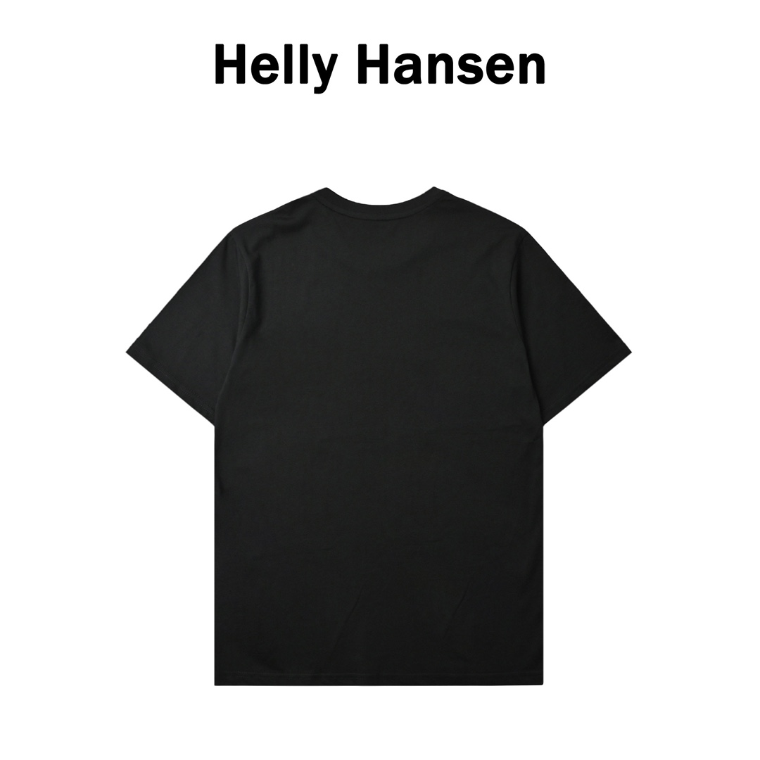 HELLYHANSEN/HH海丽汉森 肩膀H字母短袖T恤