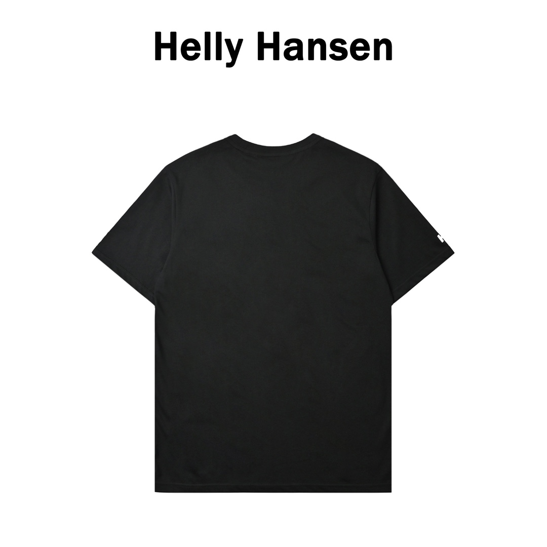 HELLYHANSEN/HH海丽汉森 胸前英文短袖T恤