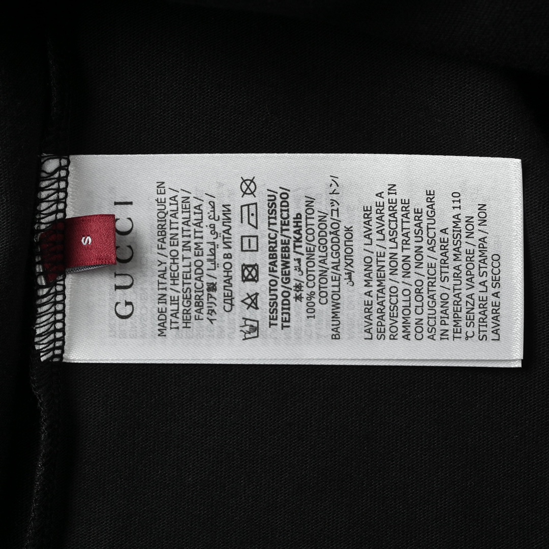 Gucci 古驰 简约字母刺绣logo图案短袖