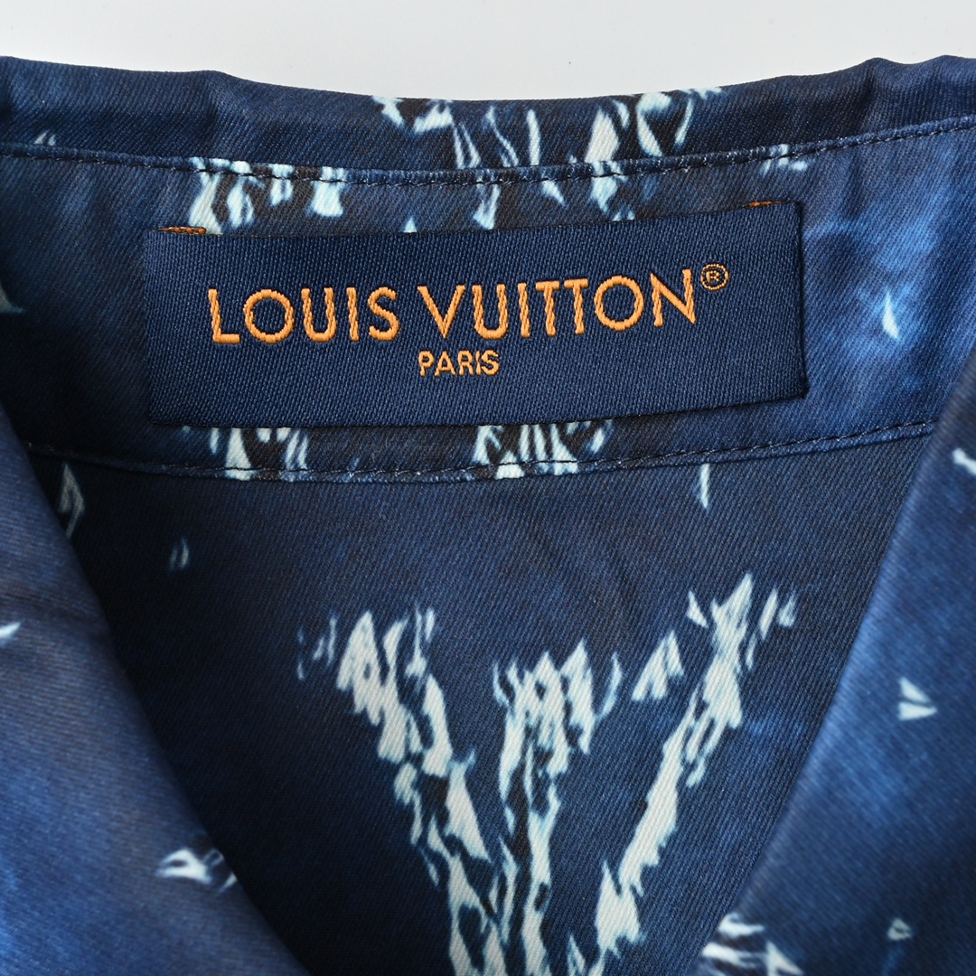 Louis Vuitton 路易威登 星空纹理图案套装短袖衬衫