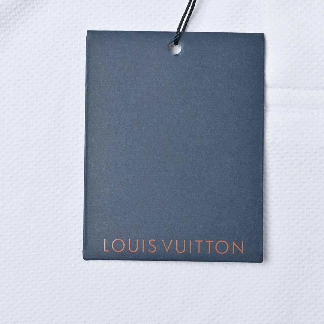 Louis Vuitton 路易威登 串珠水钻绣片polo衫