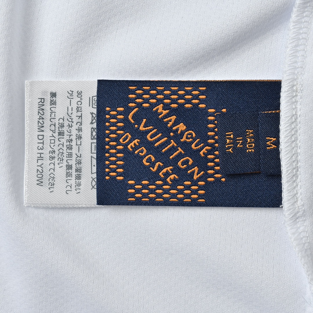 Louis Vuitton 路易威登 串珠水钻绣片polo衫