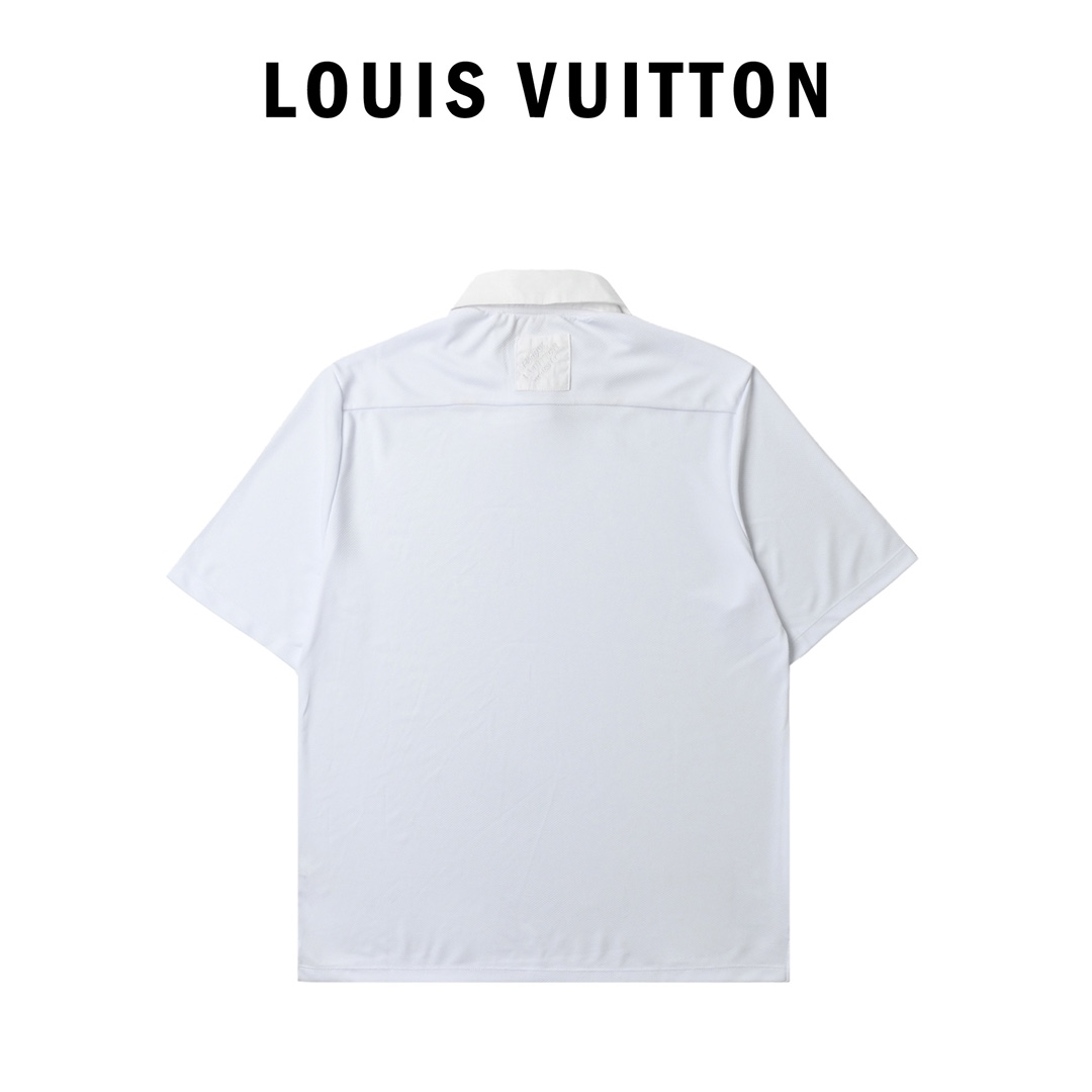 Louis Vuitton 路易威登 串珠水钻绣片polo衫