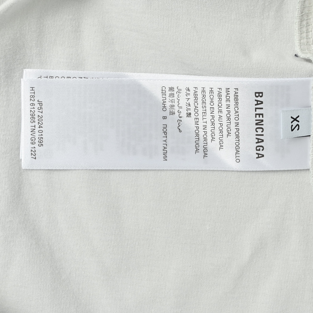 Balenciaga 巴黎世家 25ss 溶解笑脸外星人短袖
