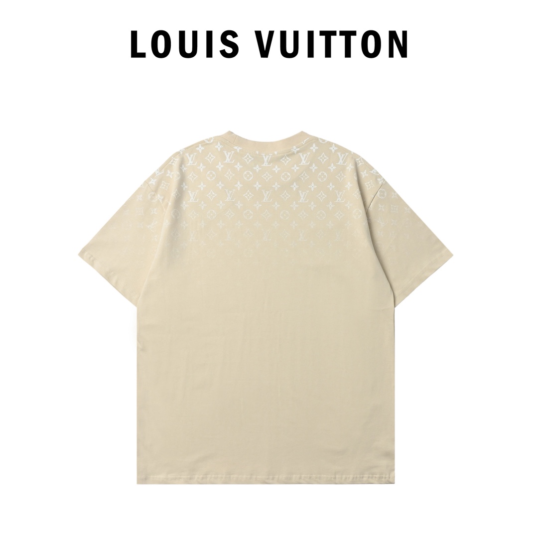 Louis Vuitton 路易威登 肩部满印渐变短袖