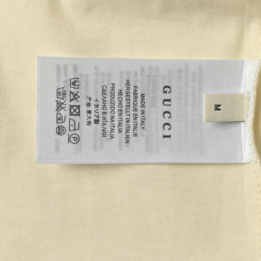 Gucci 古驰 卡通重工印花高克重短袖T恤