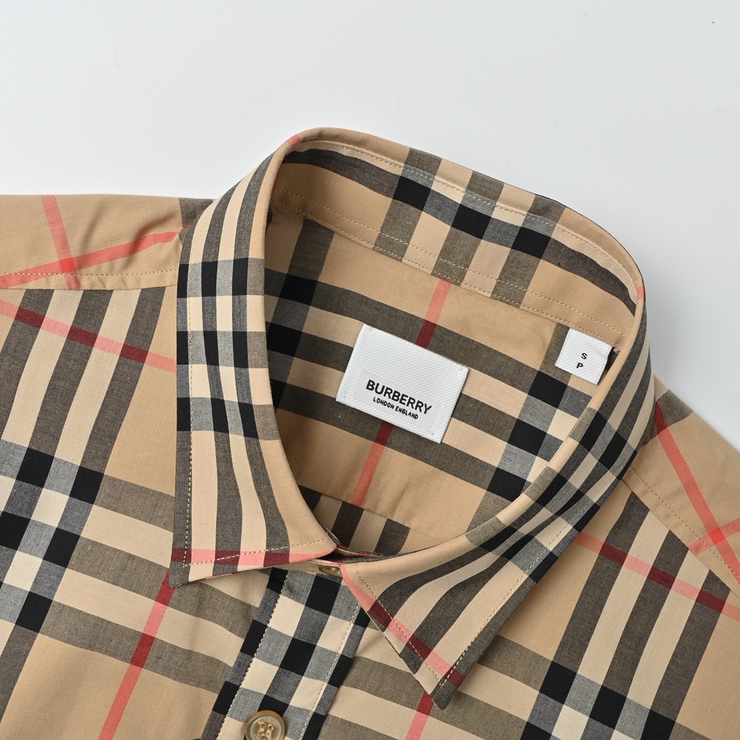 Burberry 巴宝莉 经典款短袖格子衬衫 男士新款斜格纹棉绸府短袖衬衫-Chinese UA Cheap High Quatity Brand Clothes Bags handbags Sneakers wholesale wholesaler seller from China Factory suppliers Fashion Clothing Shoes best Quality Beautiful Price Burberry 巴宝莉 经典款短袖格子衬衫 男士新款斜格纹棉绸府短袖衬衫