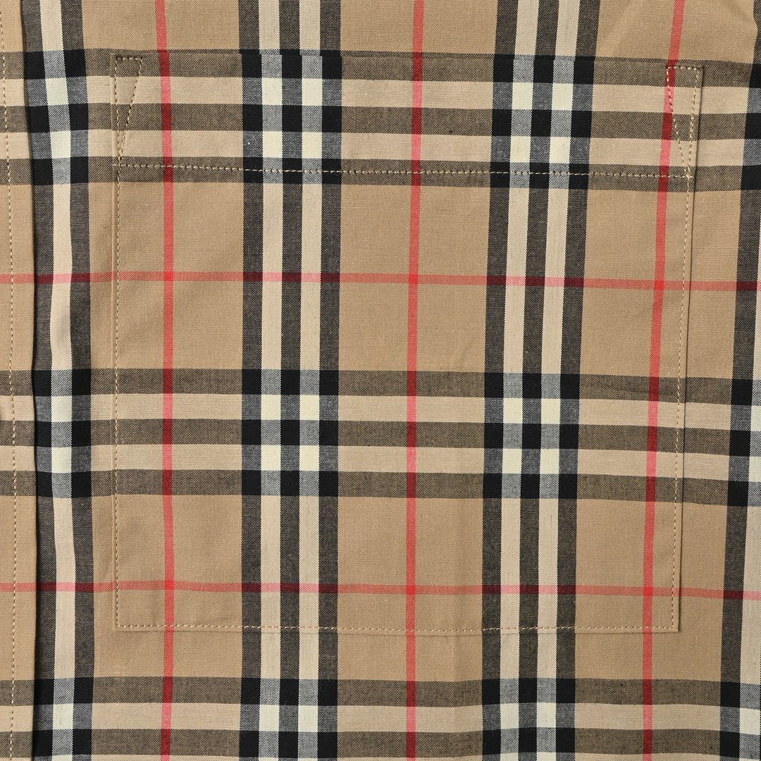 Burberry 巴宝莉 细线格纹短袖格子衬衫 男士新款斜格纹棉绸府短袖衬衫-Chinese UA Cheap High Quatity Brand Clothes Bags handbags Sneakers wholesale wholesaler seller from China Factory suppliers Fashion Clothing Shoes best Quality Beautiful Price Burberry 巴宝莉 细线格纹短袖格子衬衫 男士新款斜格纹棉绸府短袖衬衫