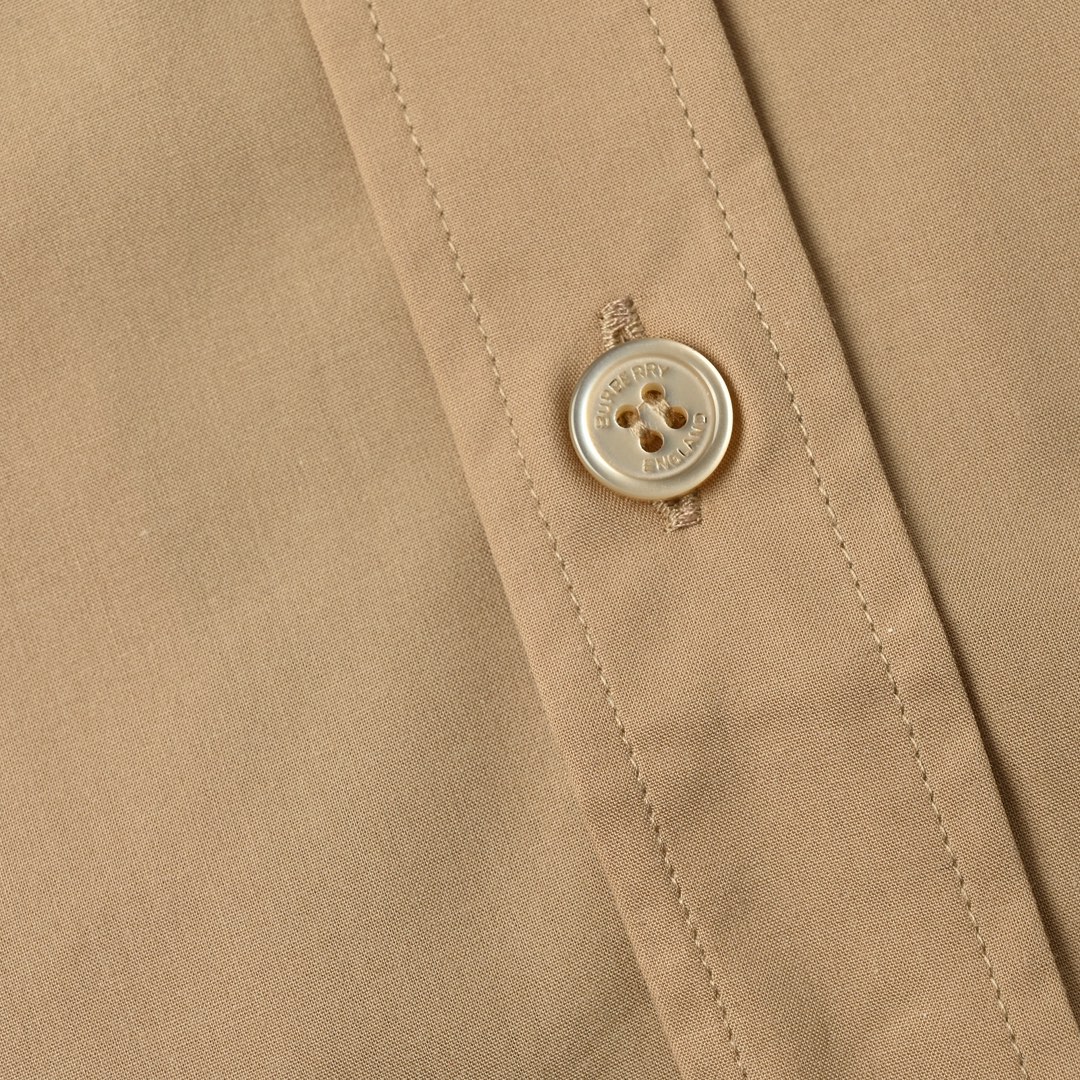 Burberry 巴宝莉 大格纹短袖格子衬衫 男士新款斜格纹棉绸府短袖衬衫